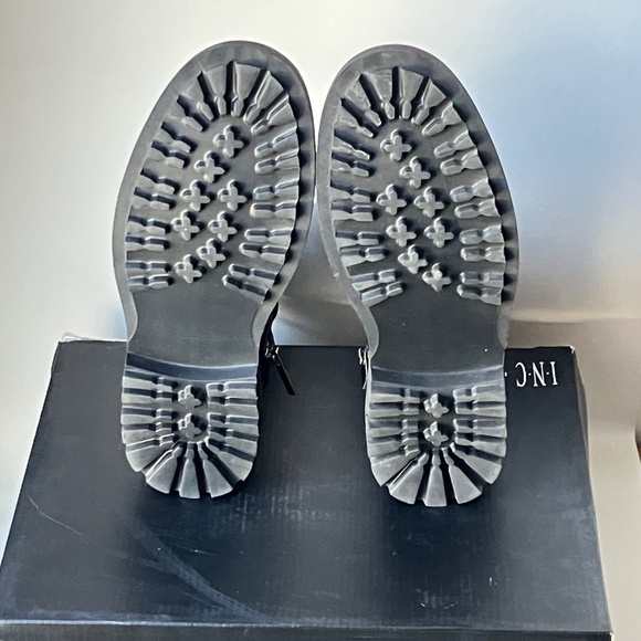 INC International Concepts Men's Black Ivan Lace-Up Boots | Mens 9 - Picture 4 of 6